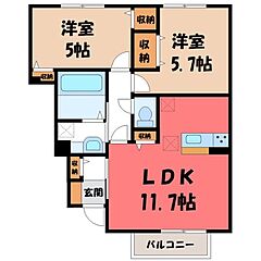 物件の間取り