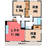 宇都宮市簗瀬町 3階建 築25年のイメージ