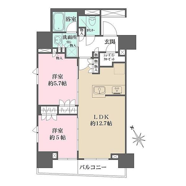 同じ建物の物件間取り写真 - ID:213100403444