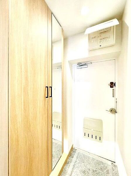 ゆとりある空間設計が際立つ玄関は、開放感と機能性を兼ね備えた上質な佇まい。動線や収納にも配慮された洗練のデザインが、住まいの品格を静かに引き立てます。