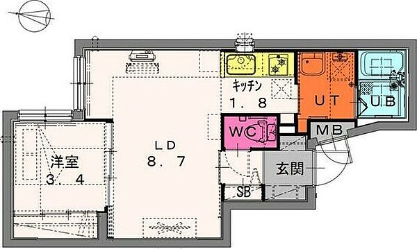 同じ建物の物件間取り写真 - ID:201022278710