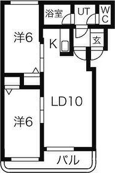 Haidensu菊水 B106｜北海道札幌市白石区菊水三条1丁目(賃貸マンション2LDK・1階・49.79㎡)の写真 その3