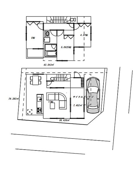 建物参考プラン間取図