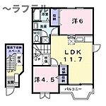所沢市大字久米 2階建 築23年のイメージ