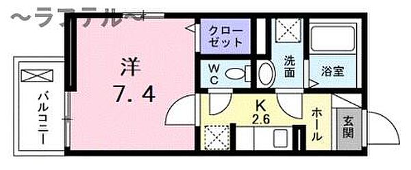 埼玉県所沢市東町(賃貸マンション1K・4階・27.26㎡)の写真 その2