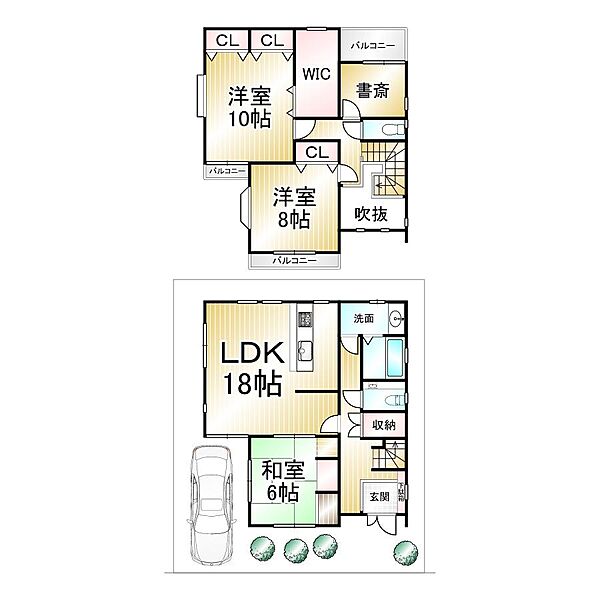 間取りを拡大表示