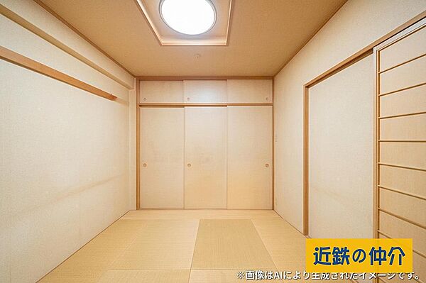 和室は、来客用の寝室や書斎としても活用できます。収納も豊富で、季節物の衣類や布団もすっきりと収まります。