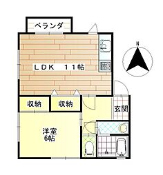間取図画像 1LDK