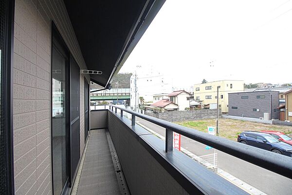 陽当り良好な南面バルコニー