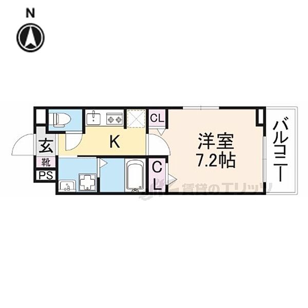 メゾン　リアリII 201｜奈良県香芝市今泉(賃貸アパート1K・2階・31.21㎡)の写真 その2