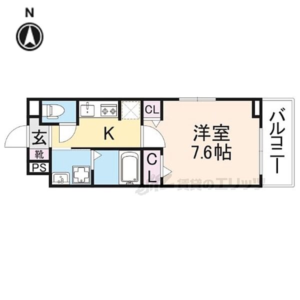 メゾン　リアリII 207｜奈良県香芝市今泉(賃貸アパート1K・2階・27.02㎡)の写真 その2