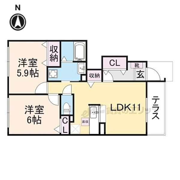 同じ建物の物件間取り写真 - ID:229009032442