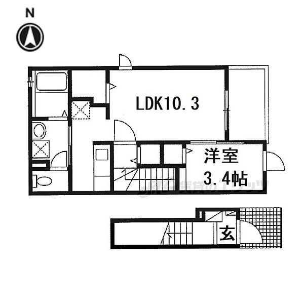 同じ建物の物件間取り写真 - ID:229009094146