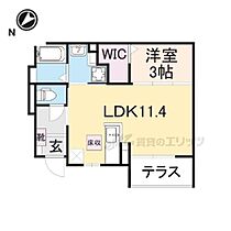 奈良県香芝市西真美2丁目（賃貸アパート1LDK・1階・36.67㎡） その2