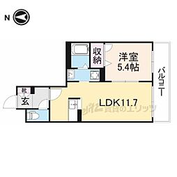 イーストステージ 1LDKの間取図画像