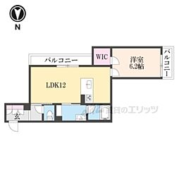 シャーメゾンGrace 1LDKの間取図画像