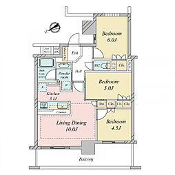 間取図画像 3LDK