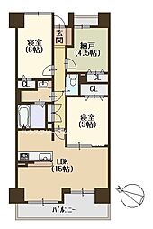 間取図画像 2SLDK