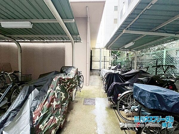 駐輪場です。
