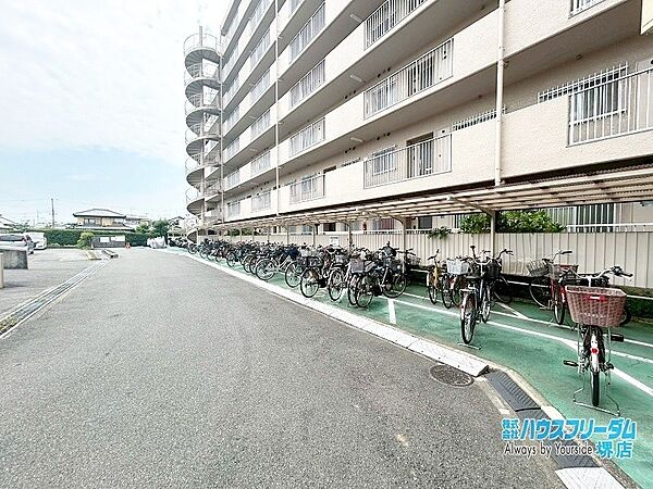駐輪場です。