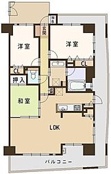 EPOCH河内天美 3LDKの間取図画像