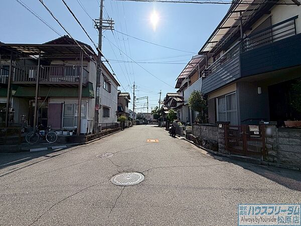 前面道路の様子♪