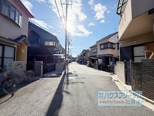 前面道路の様子♪