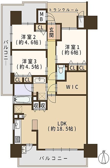 間取り図はこちら♪