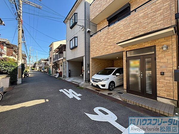 前面道路の様子♪