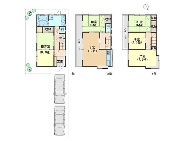 間取り：327001648553