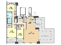 グランドメゾン万博公園南 3LDKの間取図画像
