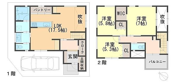 間取りを拡大表示