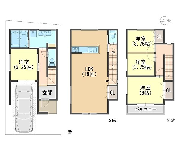 間取りを拡大表示