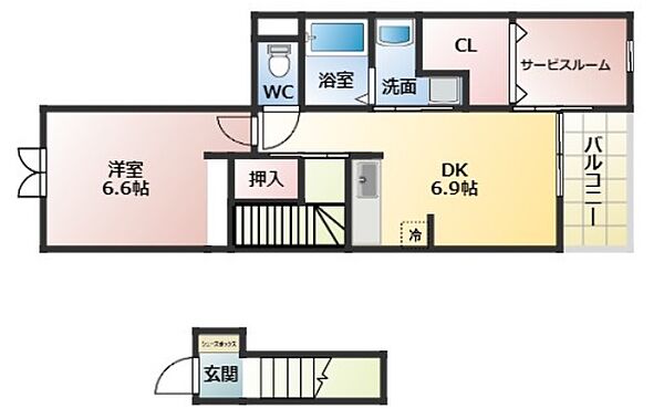 同じ建物の物件間取り写真 - ID:227079446771