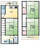 松原市北新町1丁目 2階建 築53年のイメージ