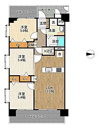 間取図画像 2SLDK