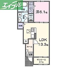 間取図画像 1LDK