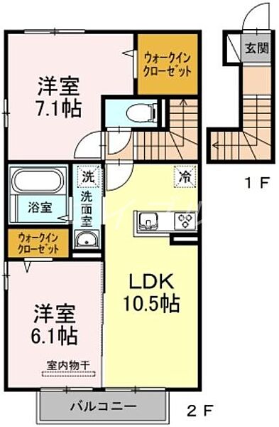 同じ建物の物件間取り写真 - ID:233018280716