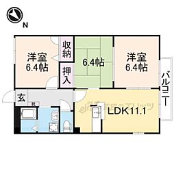 間取図画像 3LDK