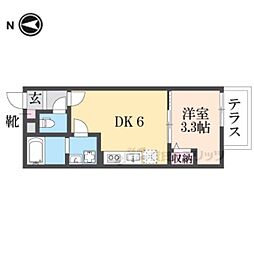JR片町線(学研都市線) 鴻池新田駅 徒歩9分の賃貸アパート