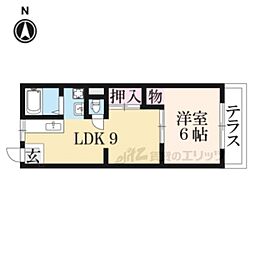 サルベージヤード 1LDKの間取図画像