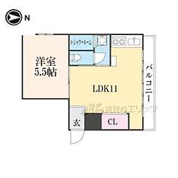 LIBERAL 1LDKの間取図画像