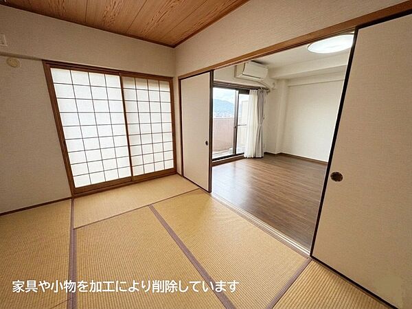 和室からリビング