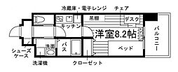 東広島市西条下見6丁目マンション 1Kの間取図画像