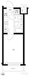 ルーブル早稲田六番館 1Kの間取図画像