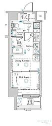 Raffistar中野本町 1DKの間取図画像