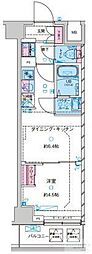 Genoviaカネガフチ 1DKの間取図画像