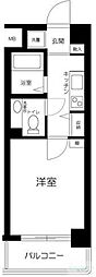 ステージグランデ市谷薬王寺 1Kの間取図画像