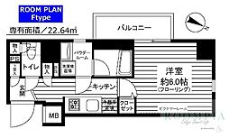 グランドコンシェルジュ上池袋 1Kの間取図画像