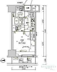 メインステージ南砂町II 1Kの間取図画像